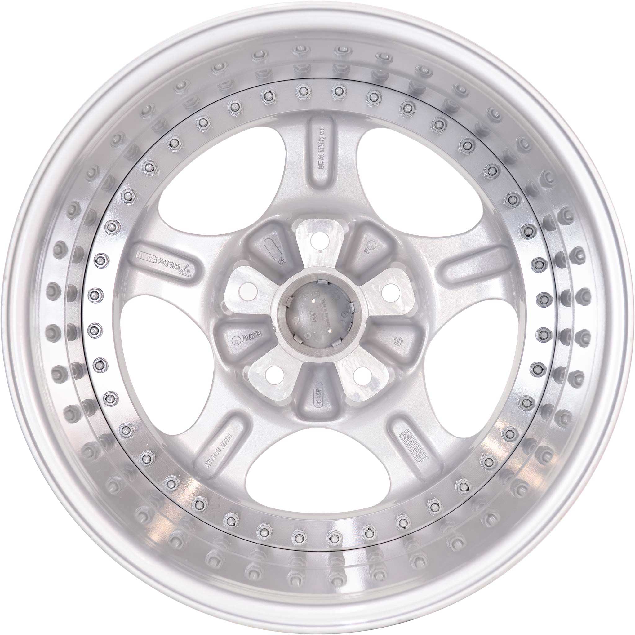 Porsche 993 RS Speedline for Porsche Diamond Silver Alloy Wheel Product Image #2