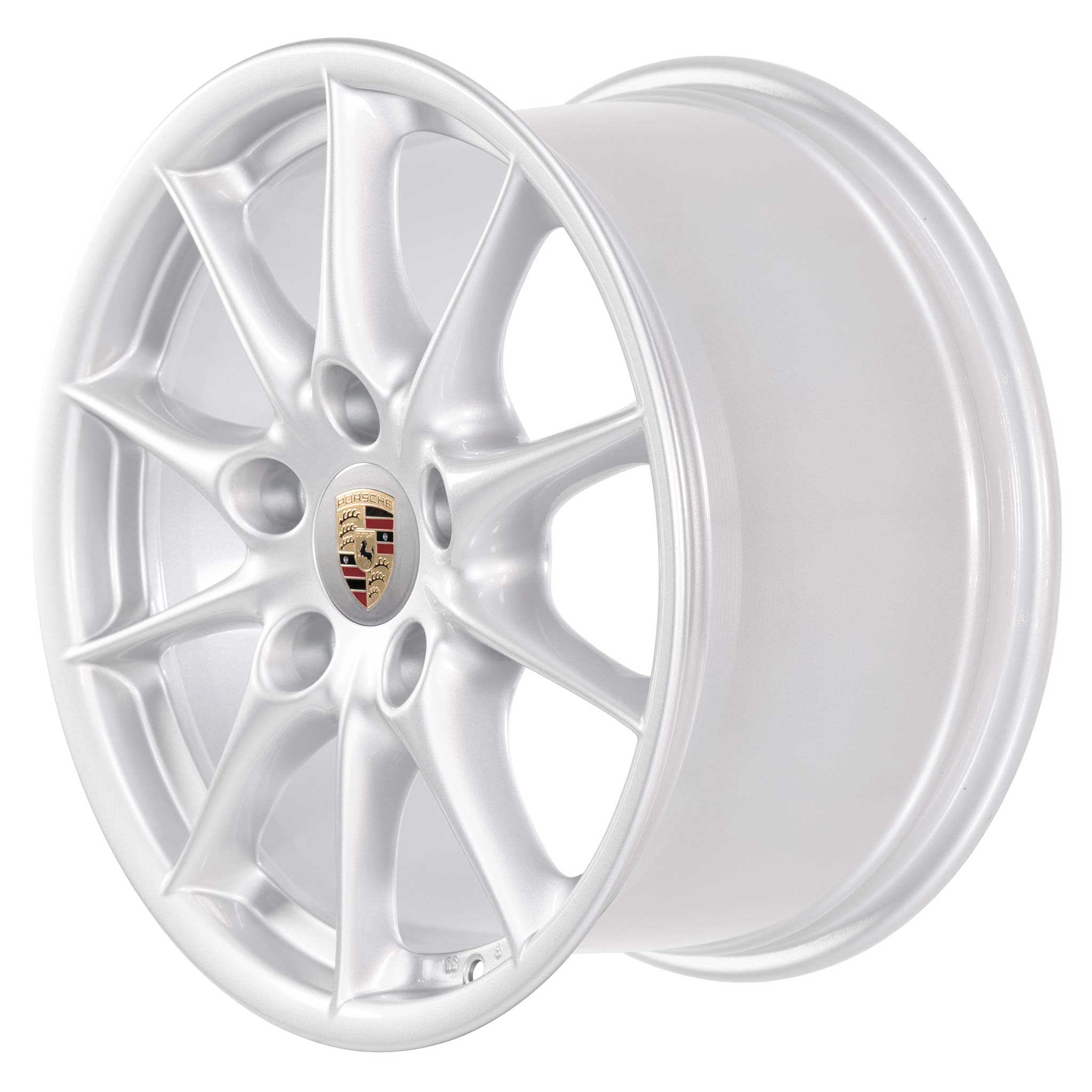 Porsche Carrera II 10 Spoke [v2] Sterling Silver Alloy Wheel Product Image #3