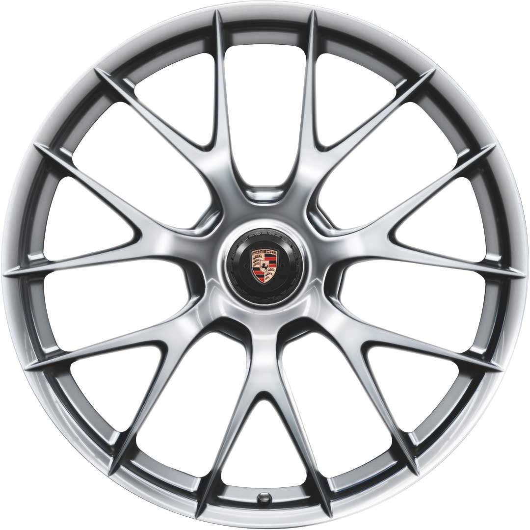 Porsche 918 Spyder Magnesium Brilliant Chrome Alloy Wheel Product Image #1