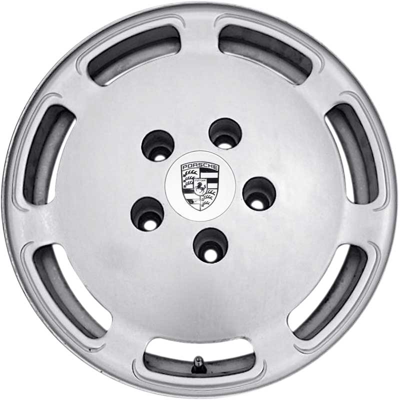 Porsche 7 Slot Forged platinum silver Alloy Wheel Product Image #1