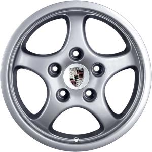 Porsche Cup Design Silver Metallic Alloy Wheel for Porsche 968 968 - Sizes 16in