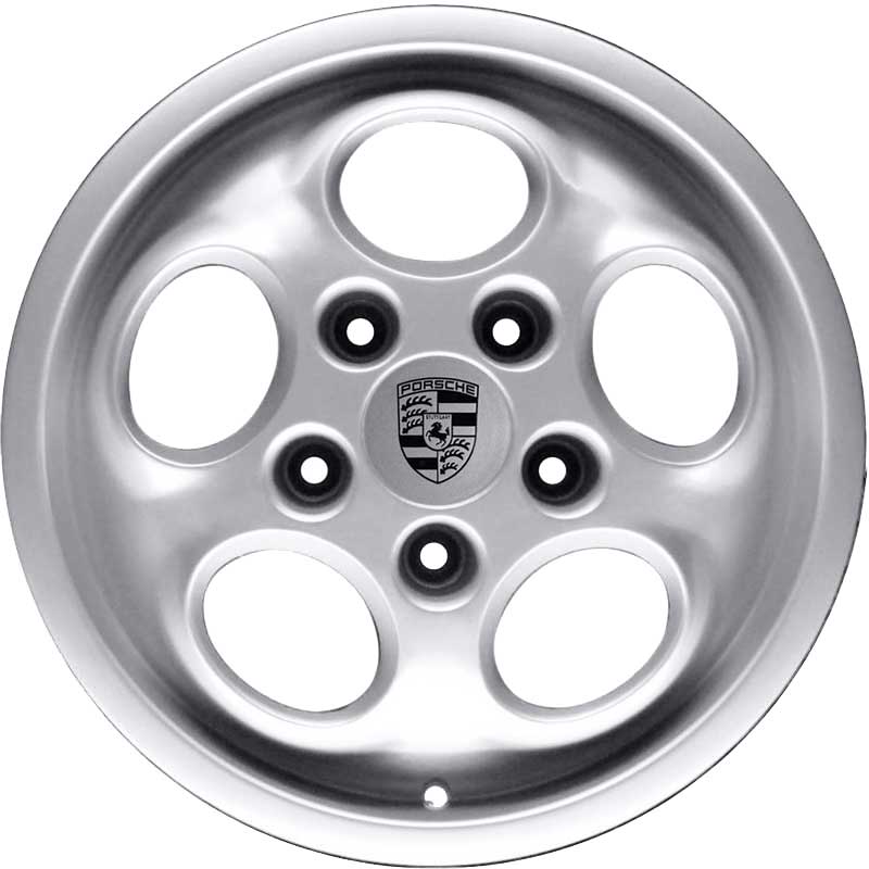 Porsche Phone Dial Silver Metallic Alloy Wheel Product Image #1