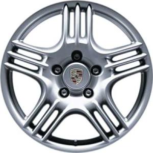 18" Porsche Cayenne S Sterling Silver alloy wheel