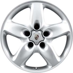 18" Porsche Cayenne Turbo Sterling Silver alloy wheel