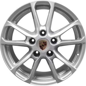 18" Porsche Cayenne III Brilliant Silver alloy wheel