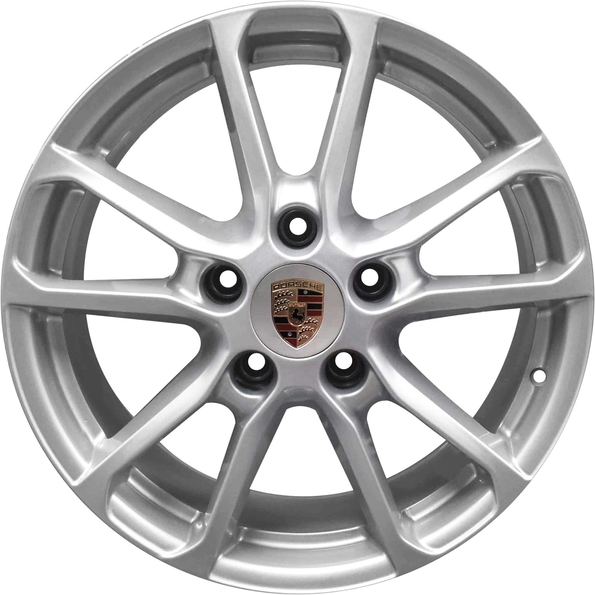 Porsche Cayenne III Brilliant Silver Alloy Wheel Product Image #1