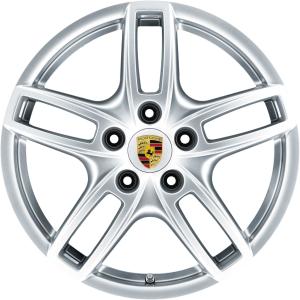 19" Porsche Cayenne Turbo III Brilliant Chrome alloy wheel