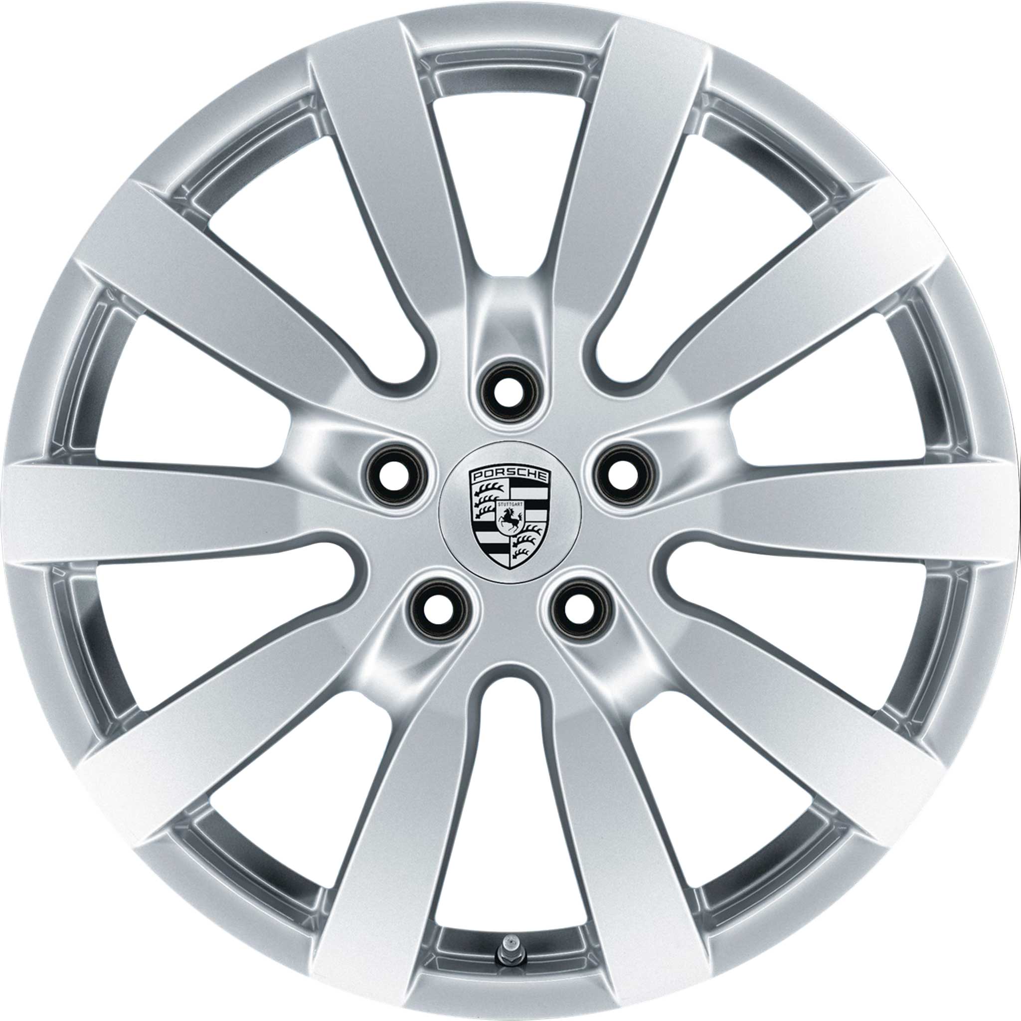 Porsche Cayenne Sport Design II Sterling Silver Alloy Wheel Product Image #1