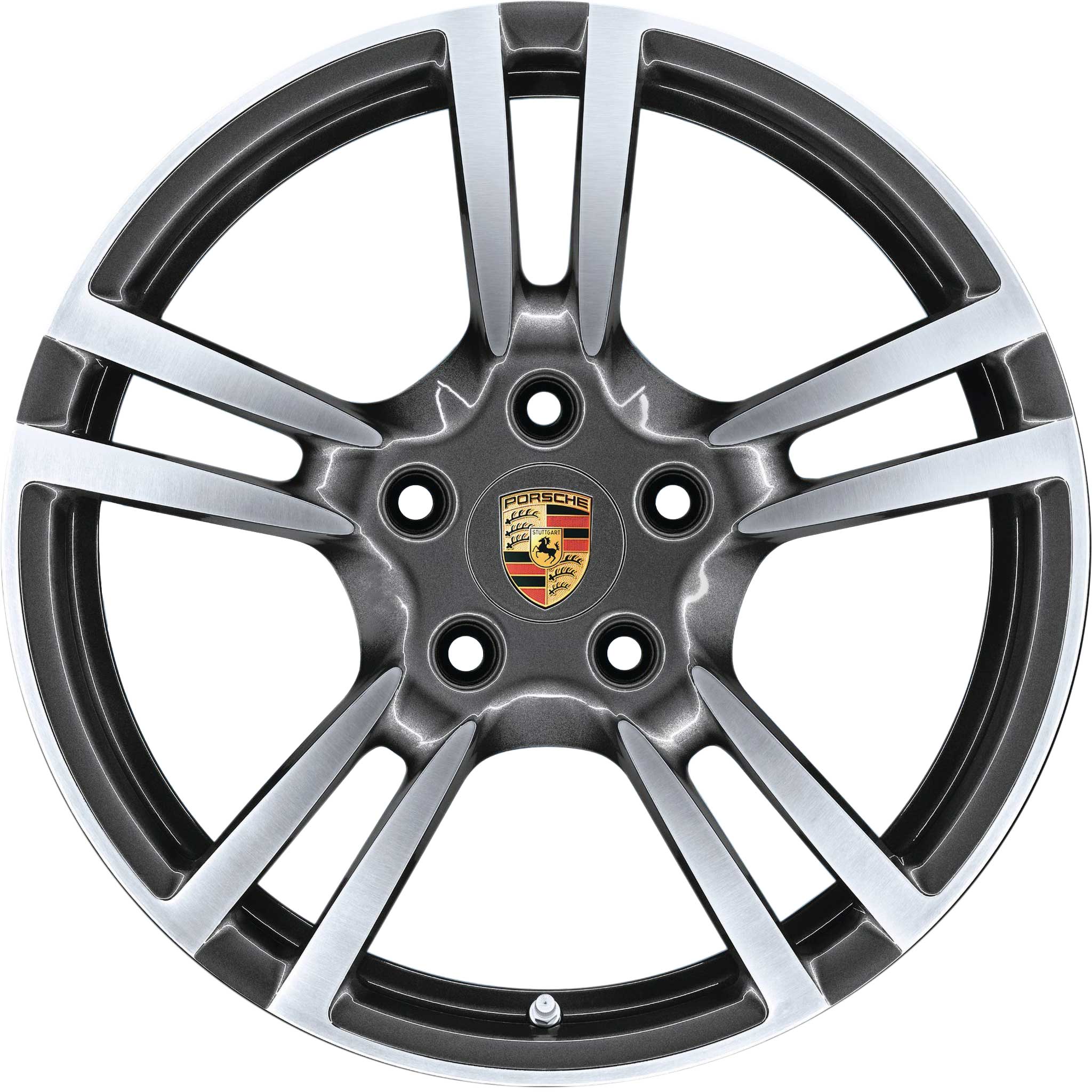 Porsche 911 Turbo II Titanium Dark Alloy Wheel Product Image #1