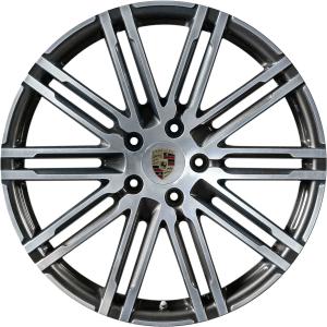 Porsche 911 Turbo III Titanium Dark Alloy Wheel for Porsche Cayenne E2 958 - Sizes 21in