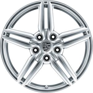 19" Porsche Cayenne Design II Brilliant Chrome alloy wheel
