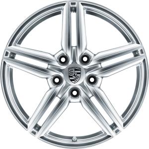 19" Porsche Cayenne Design II Sterling Silver alloy wheel