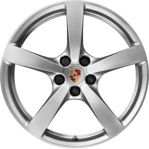 18" Porsche Macan Brilliant Silver alloy wheel