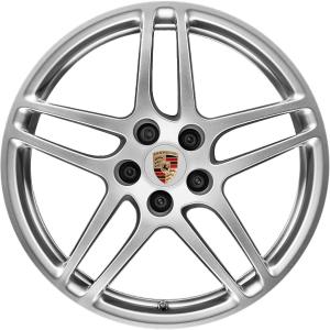18" Porsche Macan S Brilliant Silver alloy wheel
