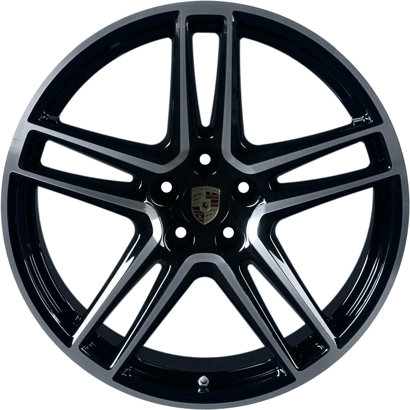 Porsche Macan Turbo II Jet Black Alloy Wheel Product Image #1