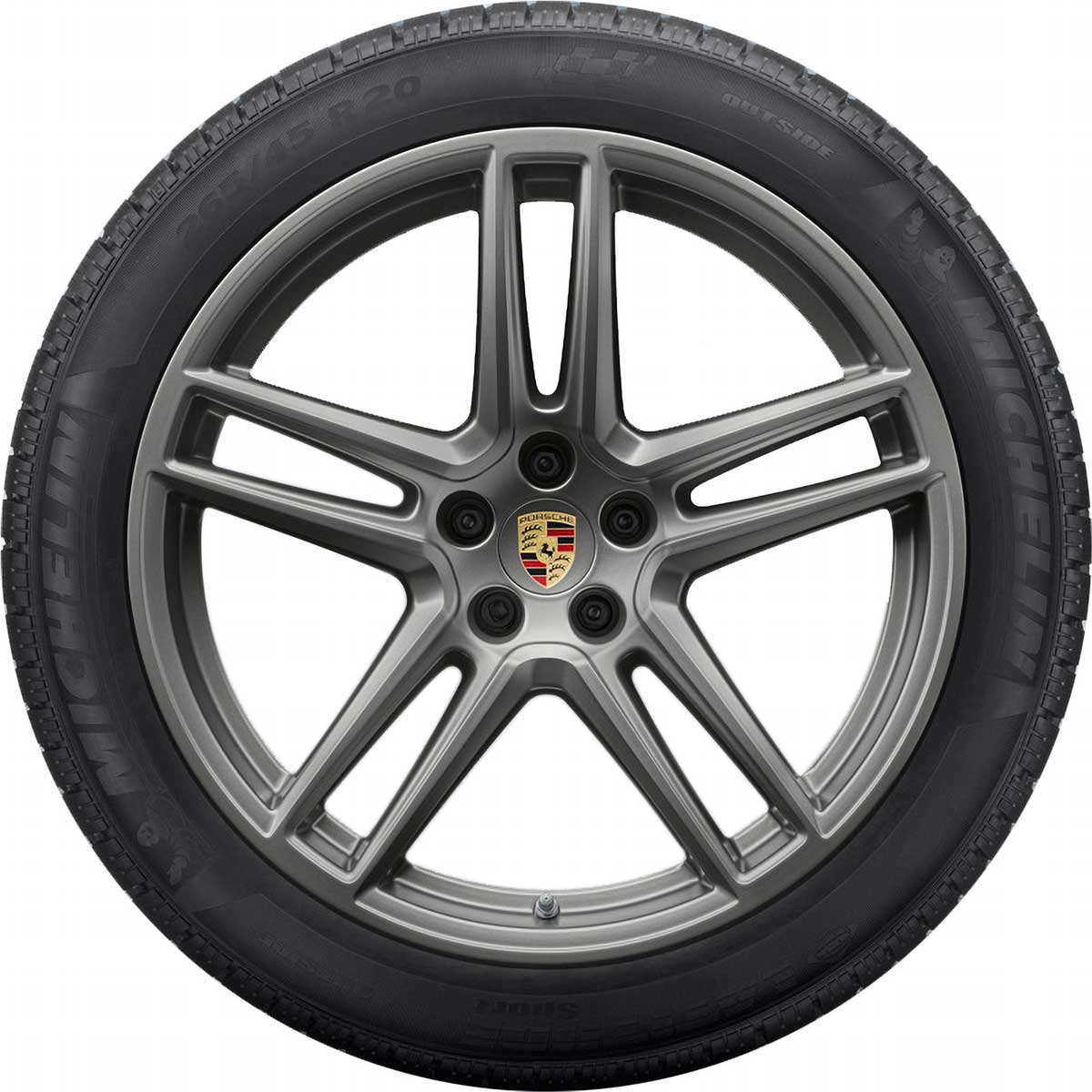 Porsche Macan Turbo II Platinum Satin Matt Alloy Wheel Product Image #2