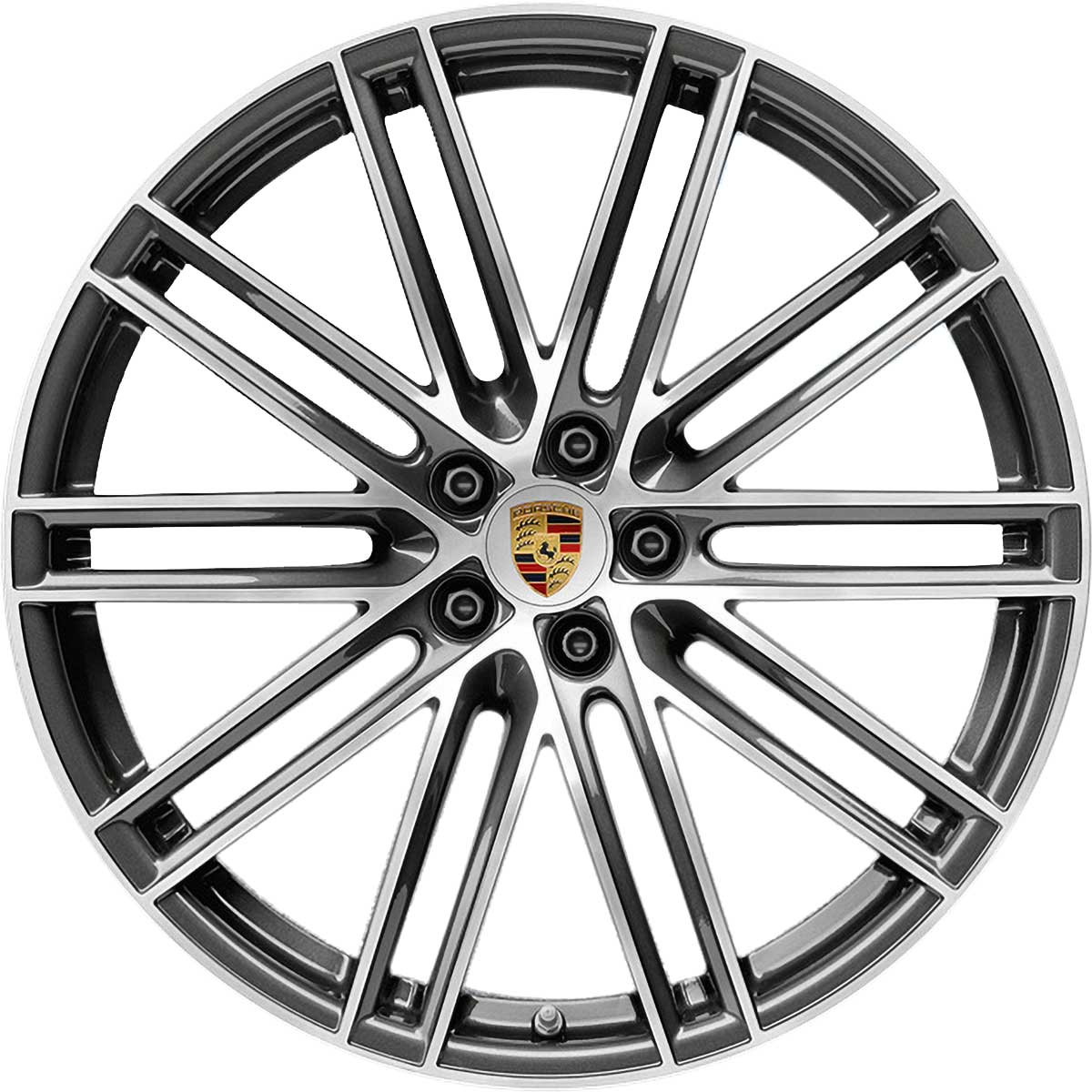 Porsche 911 Turbo IV Titanium Dark Alloy Wheel Product Image #1