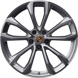 19" Porsche Macan Design II Brilliant Chrome alloy wheel