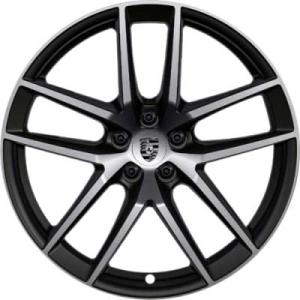 Porsche Macan S II Titanium Dark with Bright Turned Alloy Wheel for Porsche Macan 95B H1 - Sizes 20in