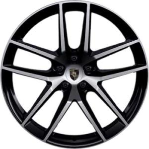 Porsche Macan S II Gloss Black with Bright Turned Alloy Wheel - Sizes 20in