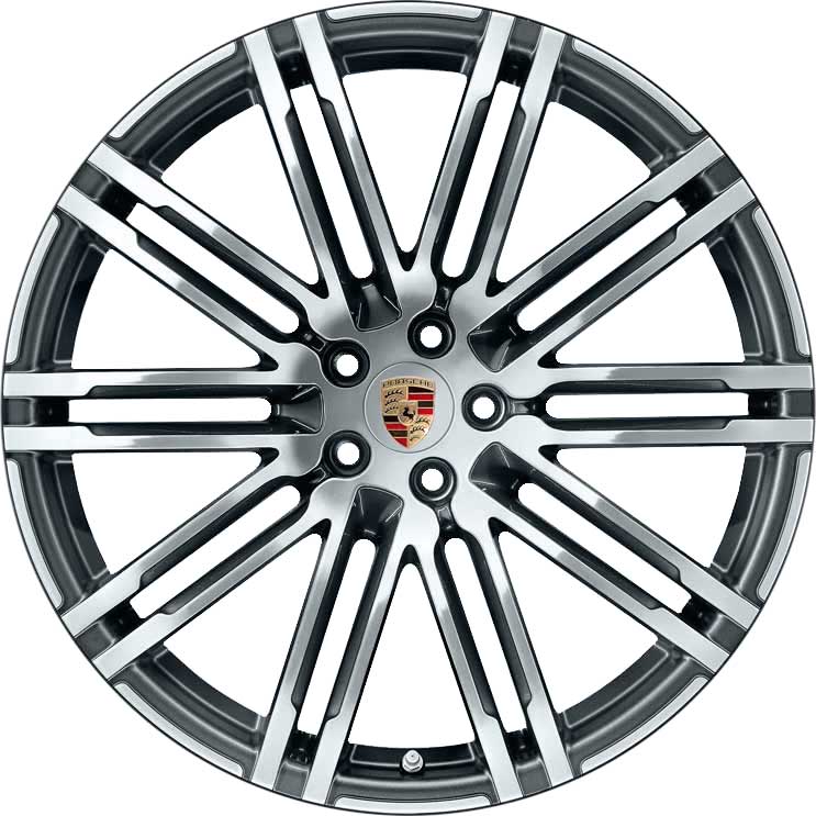 Porsche 911 Turbo III Titanium Dark Alloy Wheel Product Image #1