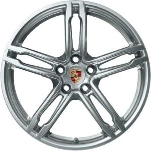 19" Porsche Macan Turbo Brilliant Chrome alloy wheel