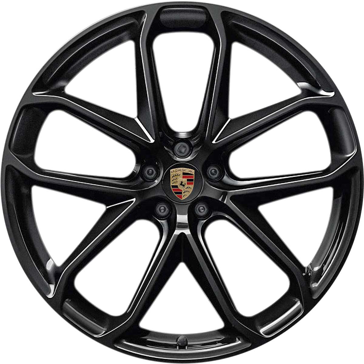 Porsche GT Design Satin Black Alloy Wheel Product Image #1