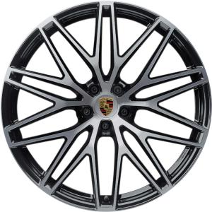 Porsche RS Spyder Design [95B] Gloss Black with Bright Turned Alloy Wheel - Sizes 21in