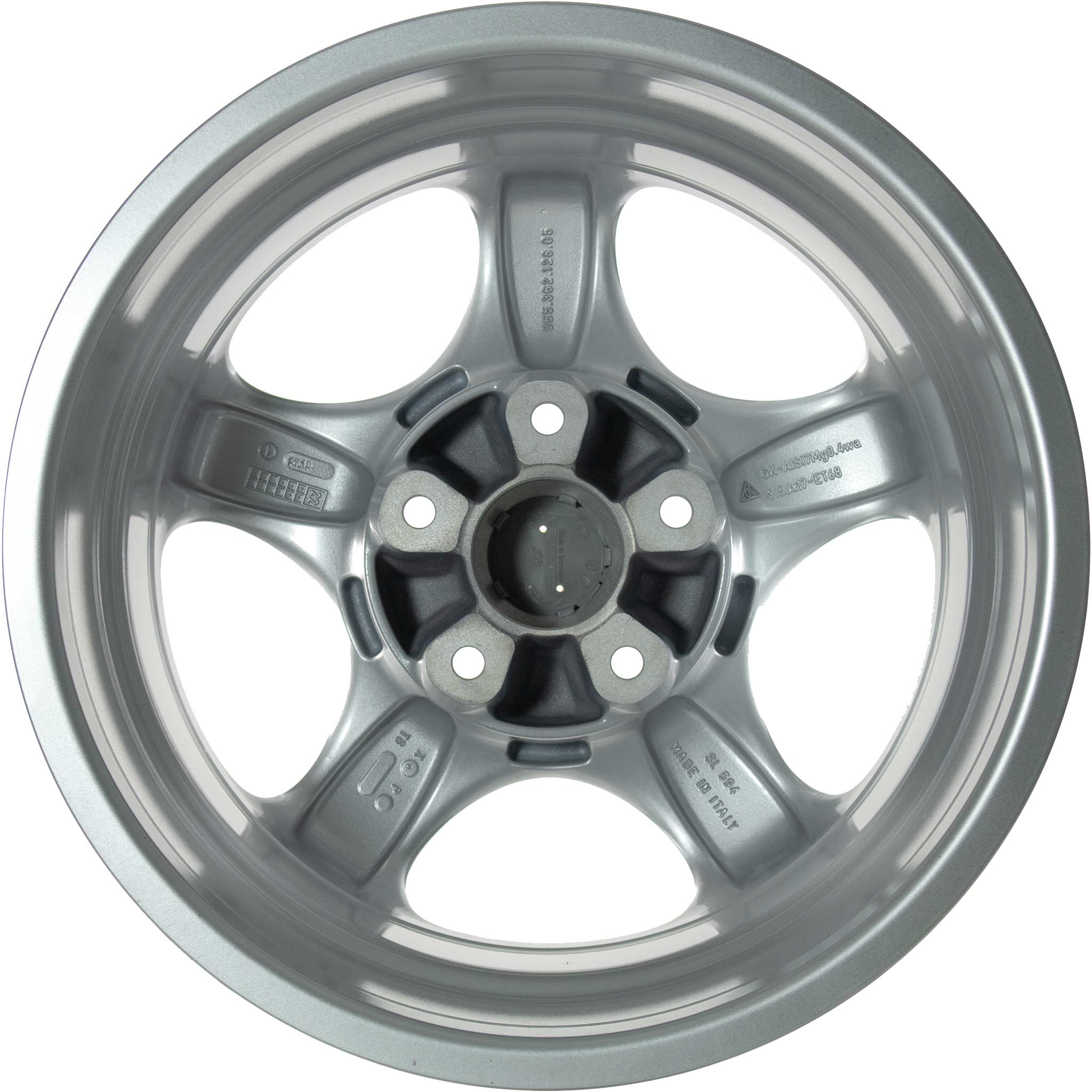 Porsche Cup Design Diamond Silver Alloy Wheel Product Image #3