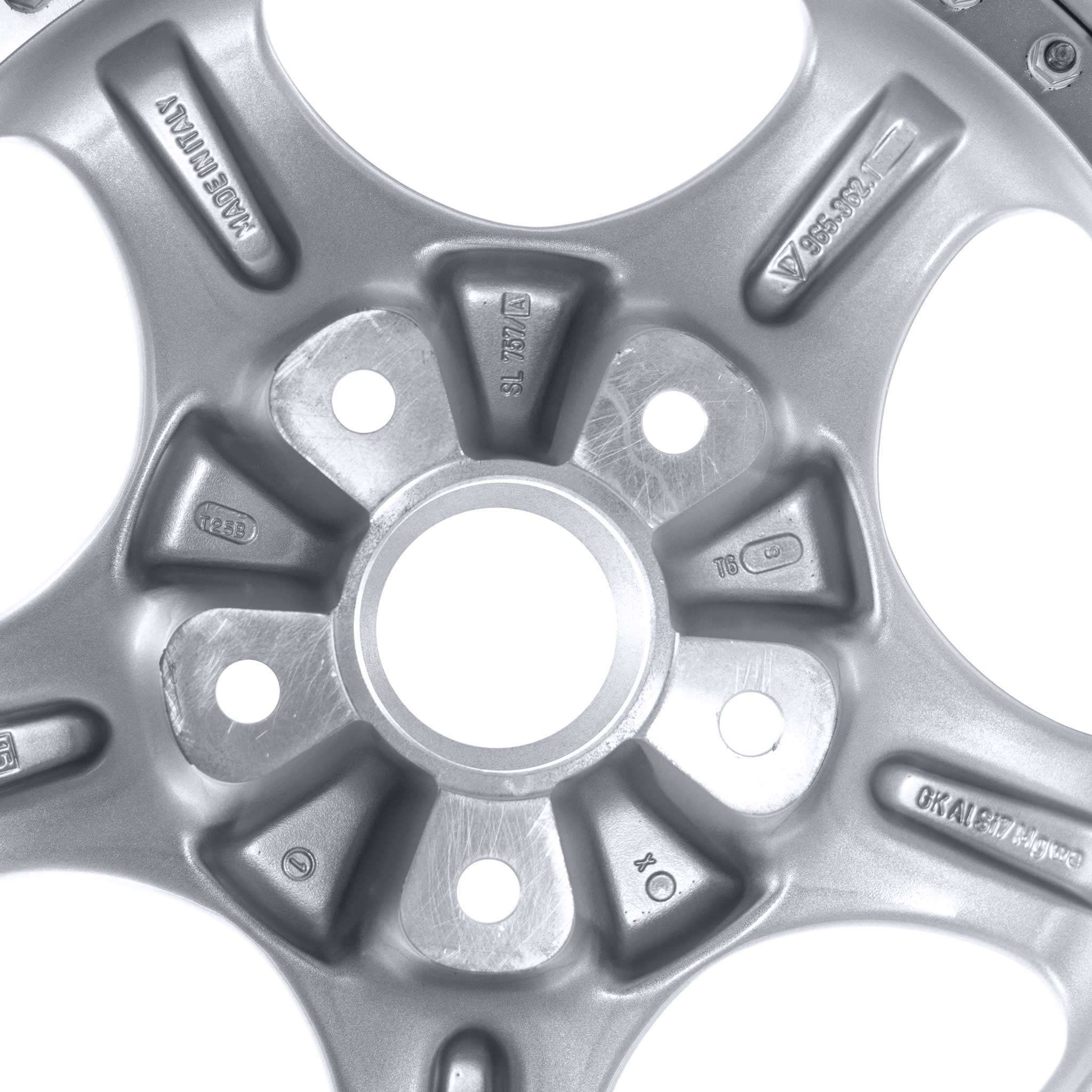 Porsche 964 Speedline for Porsche Silver with Polished Rim Flange Alloy Wheel Product Image #5