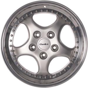 18" Porsche 964 Speedline for Porsche Silver with Polished Rim Flange alloy wheel