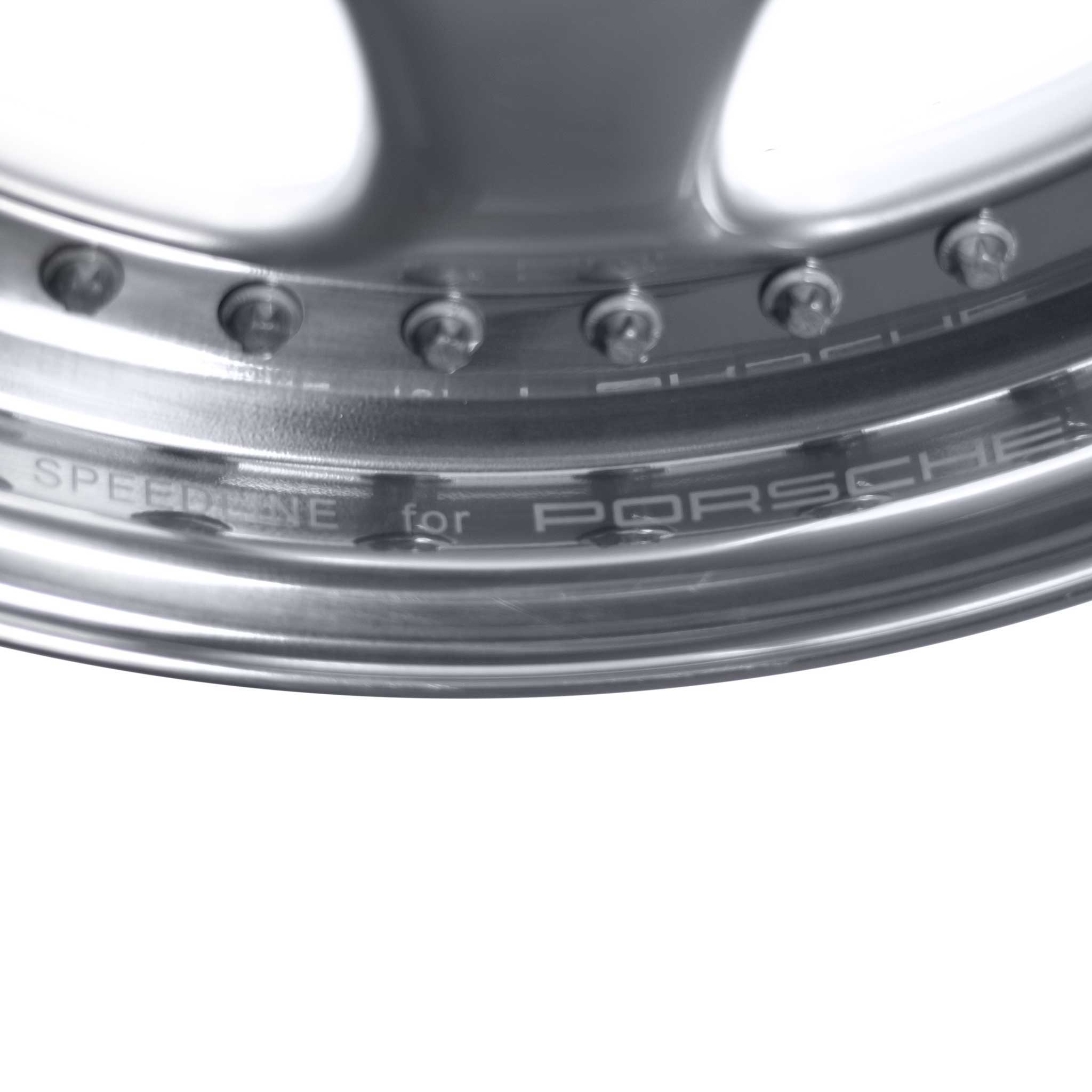 Porsche 964 Speedline for Porsche Silver with Polished Rim Flange Alloy Wheel Product Image #4