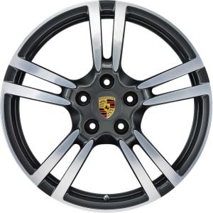 Porsche 911 Turbo II Titanium Dark Alloy Wheel for Porsche Panamera G1 970 - Sizes 20in