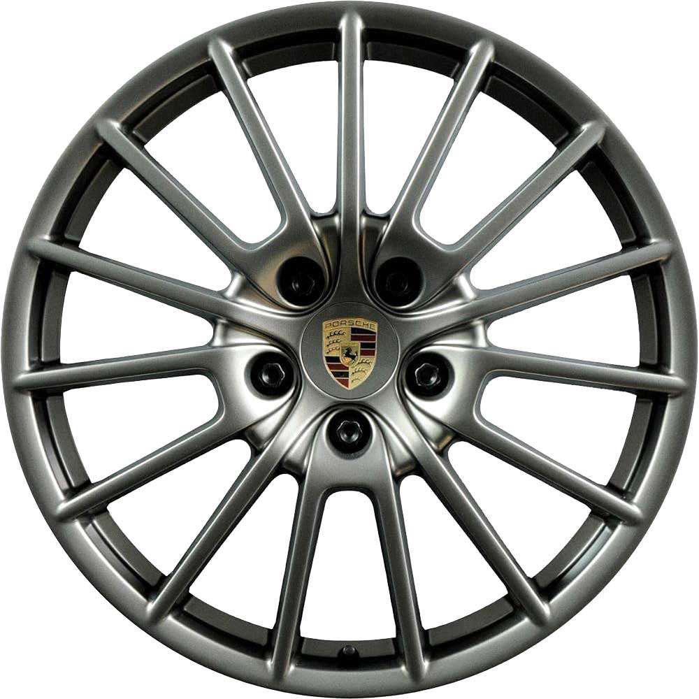 Porsche Panamera Sport Platinum Satin Matt Alloy Wheel Product Image #1