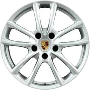 19" Porsche Panamera S II Brilliant Silver alloy wheel