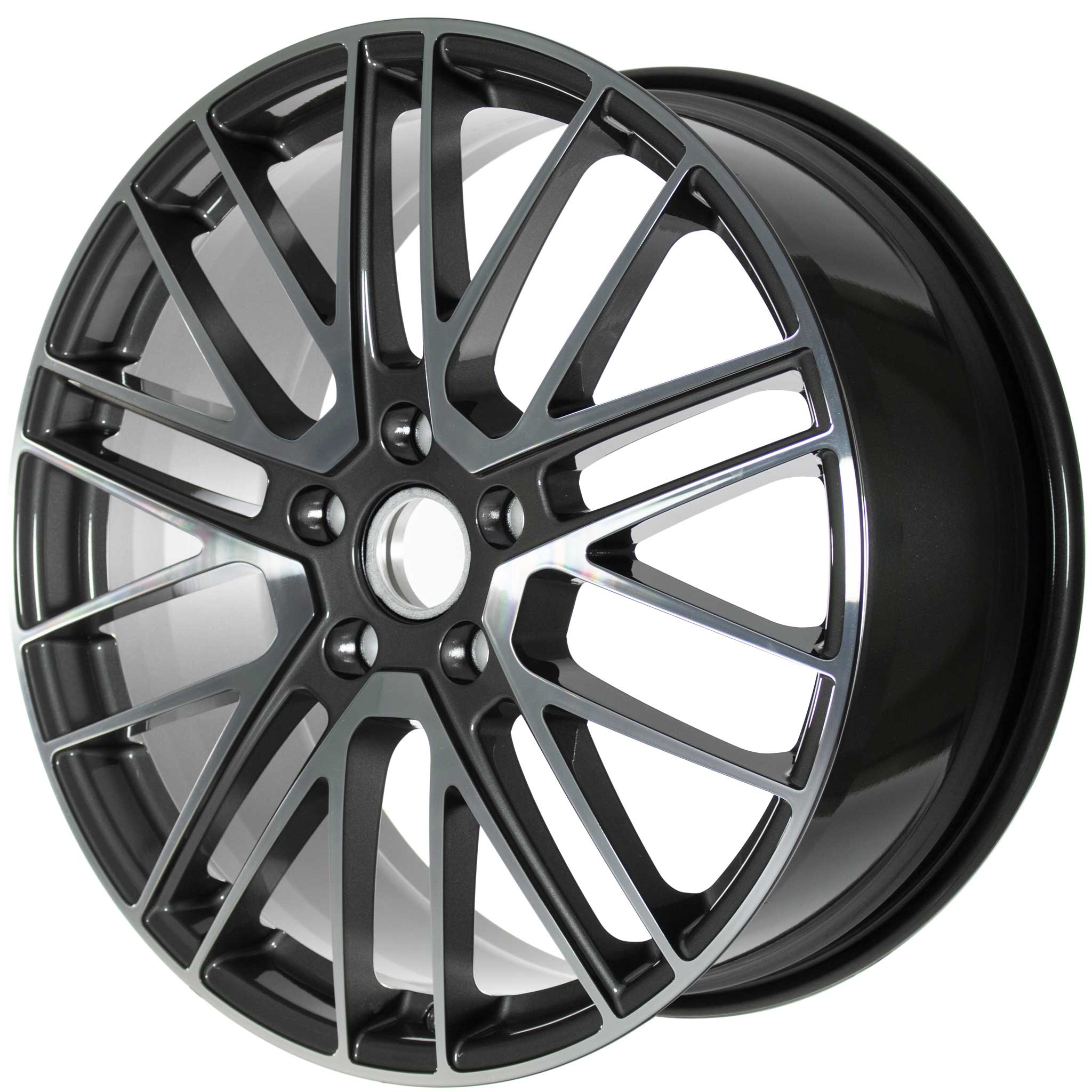 Porsche 911 Turbo V Titanium Dark Alloy Wheel Product Image #2