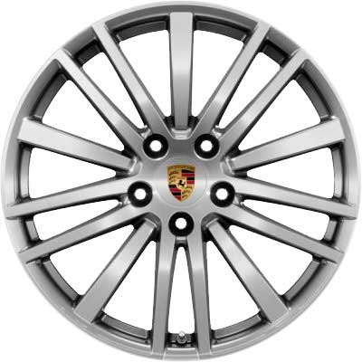 Porsche Panamera Design II Brilliant Chrome Alloy Wheel Product Image #1