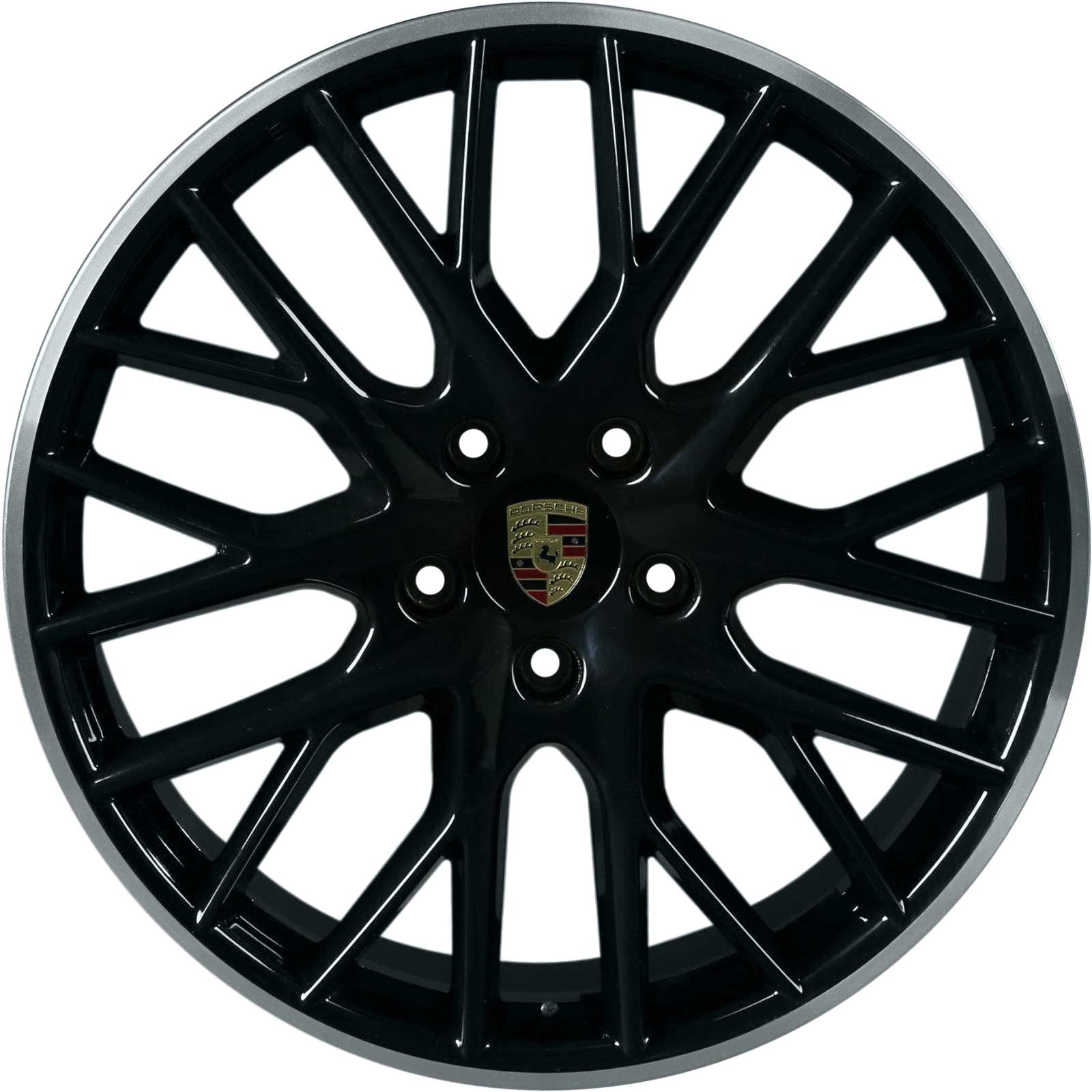 Porsche Panamera Sport Design Jet Black Alloy Wheel Product Image #1