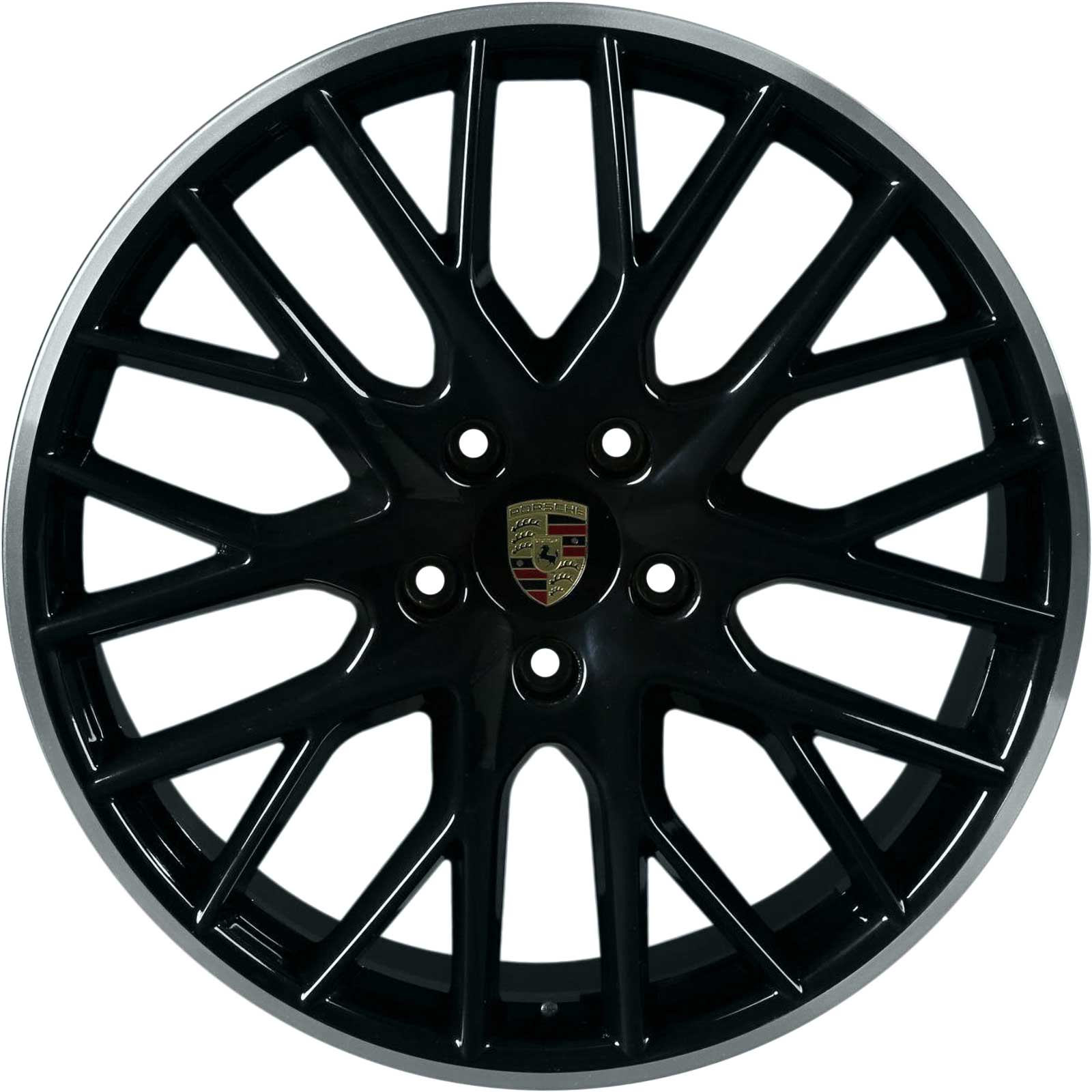 Porsche Panamera Sport Design Gloss Black Alloy Wheel Product Image #1