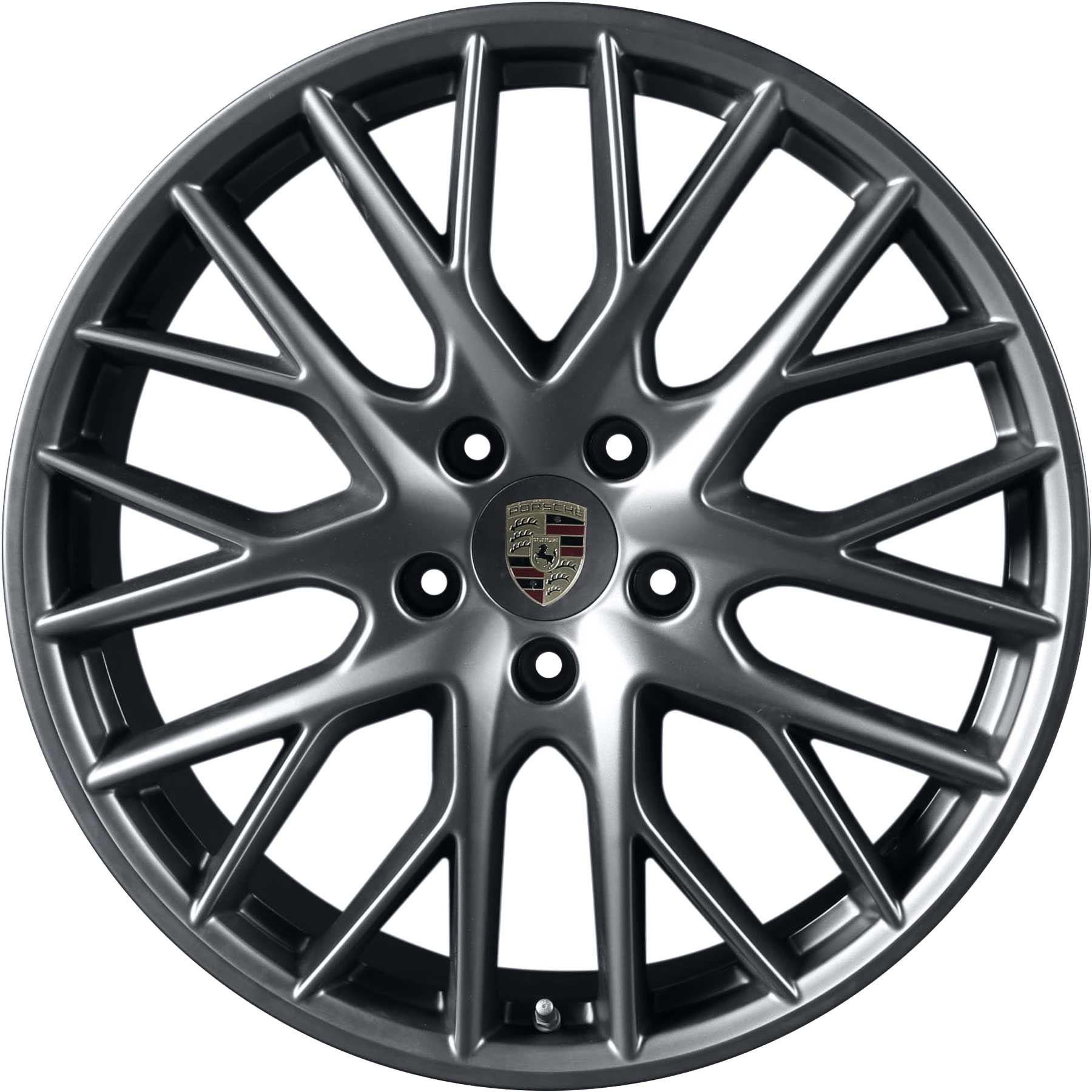 Porsche Panamera Sport Design Platinum Satin Matt Alloy Wheel Product Image #1