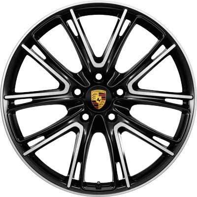 Porsche Panamera Exclusive Design Jet Black Alloy Wheel Product Image #1