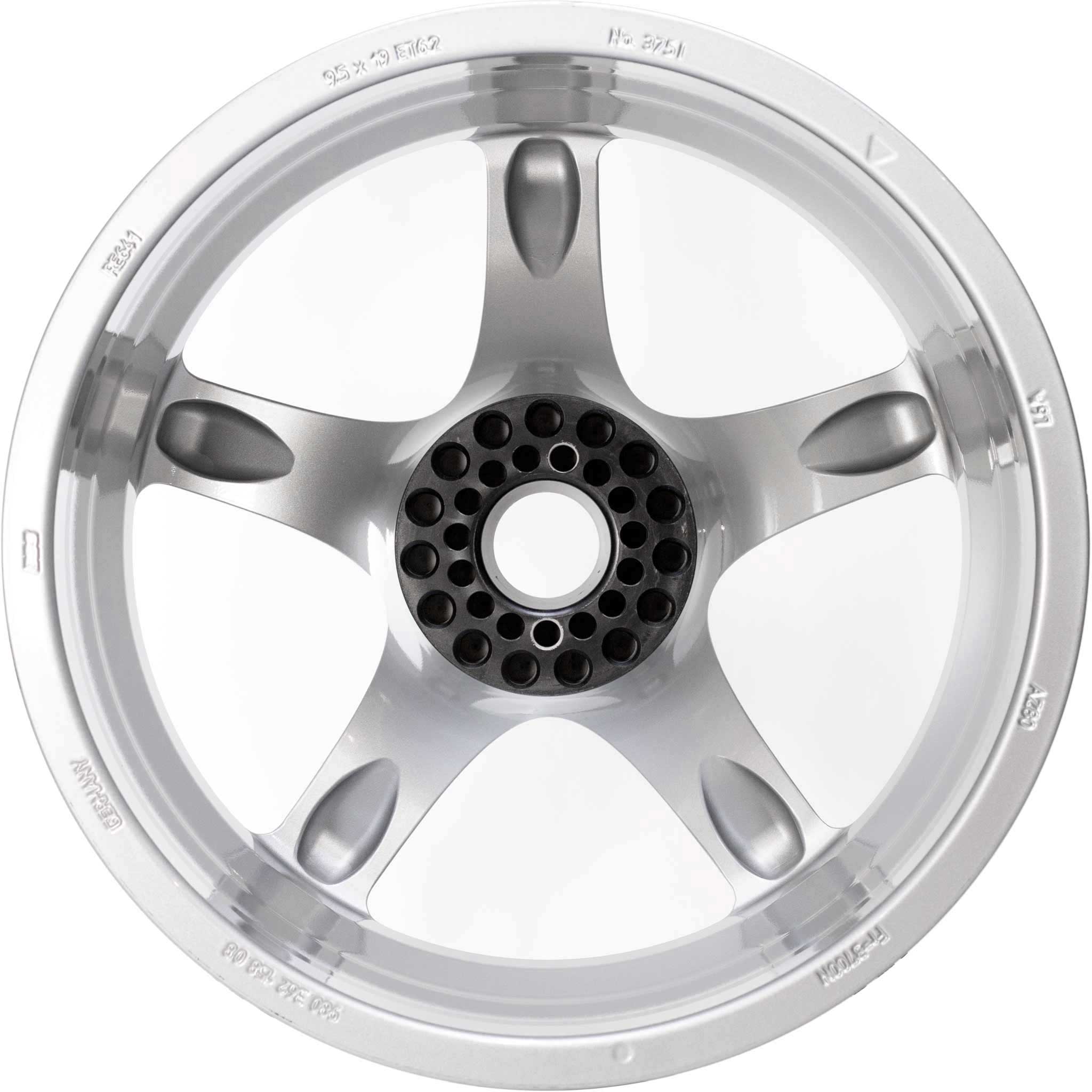 Porsche Carrera GT Sterling Silver Alloy Wheel Product Image #3