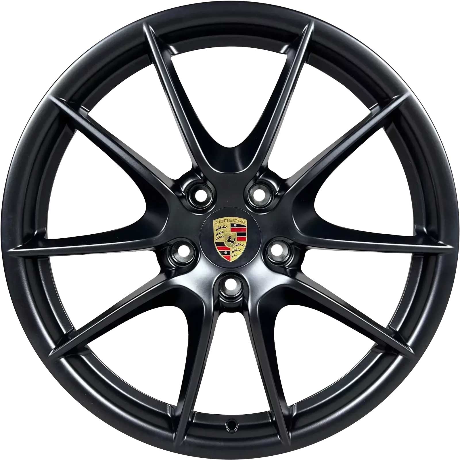 Porsche Carrera S III Satin Black Alloy Wheel Product Image #1