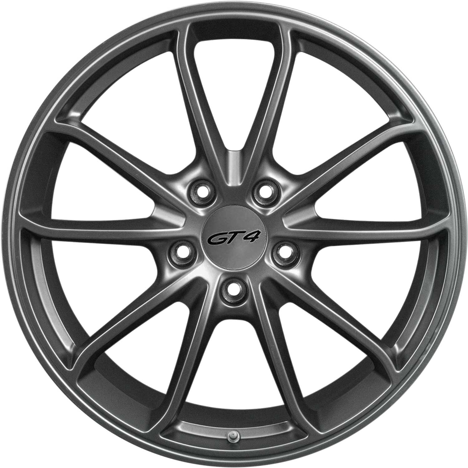 Porsche GT 4 [981] Platinum Satin Matt Alloy Wheel Product Image #1