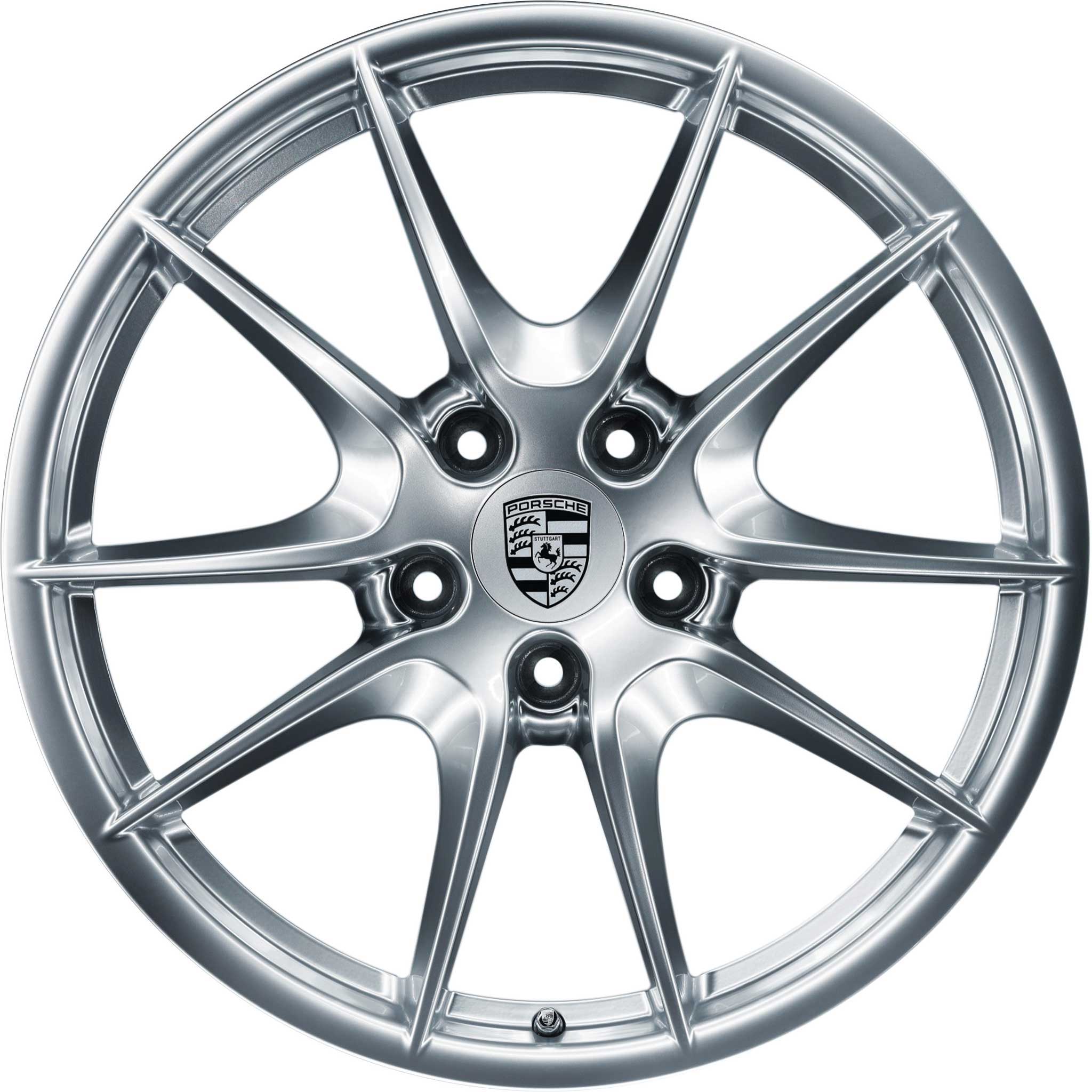 Porsche Carrera S III Brilliant Chrome Alloy Wheel Product Image #1