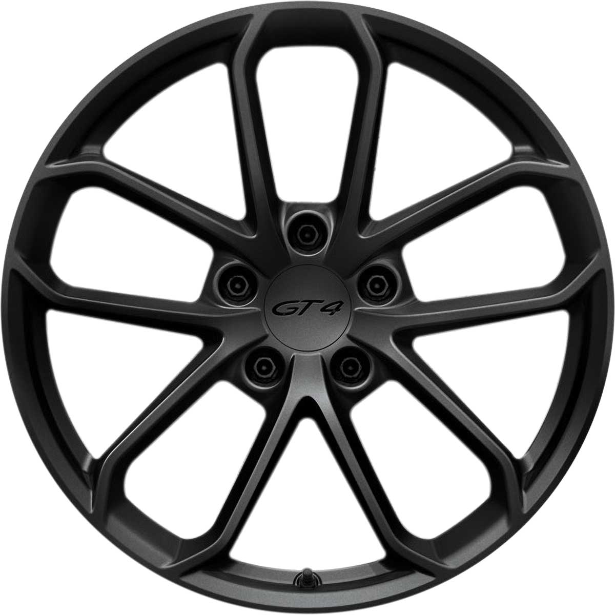 Porsche GT 4 Satin Black Alloy Wheel Product Image #1