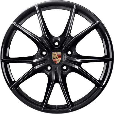 Porsche Carrera S IV Gloss Black Alloy Wheel Product Image #1