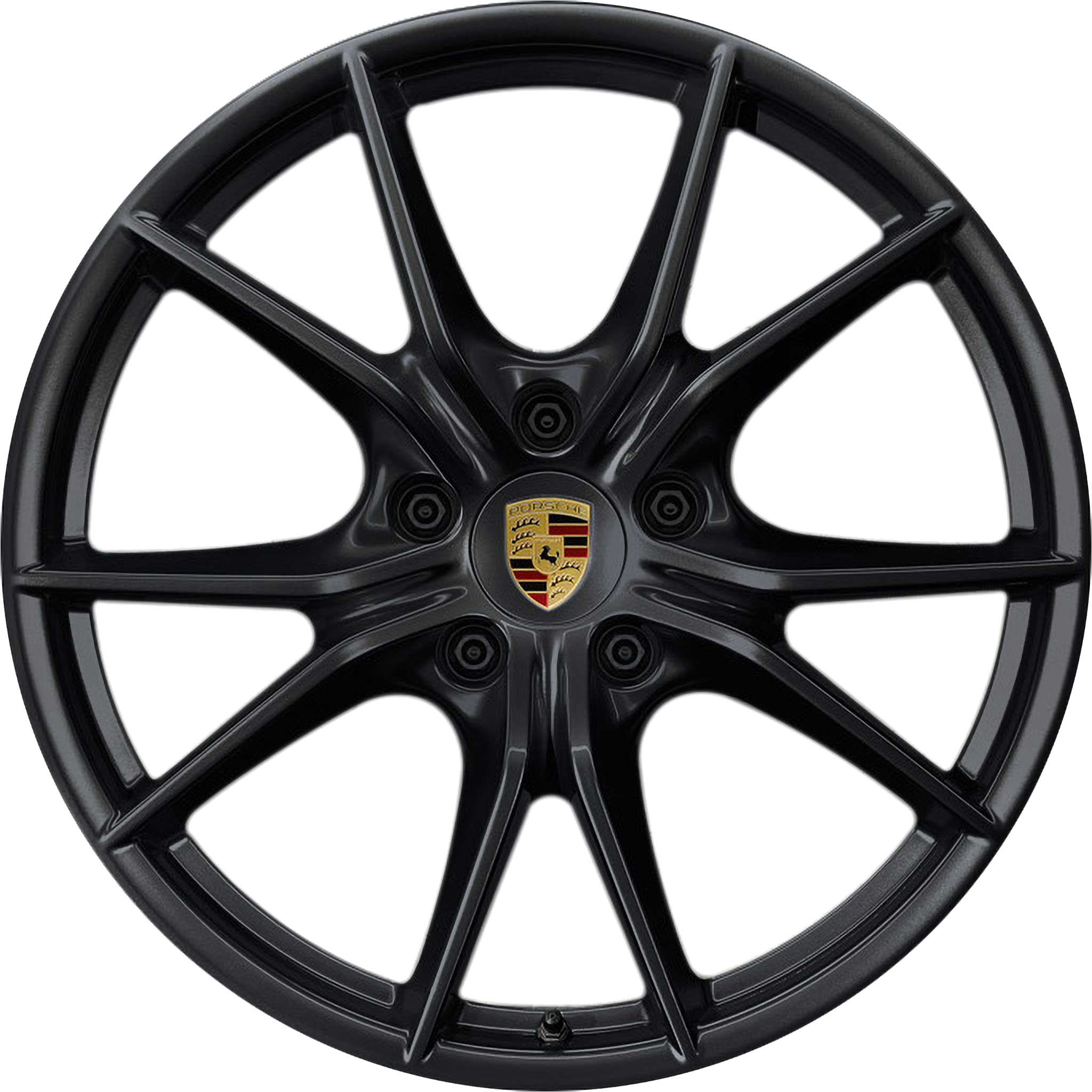 Porsche Carrera S IV Titanium Dark Alloy Wheel Product Image #1
