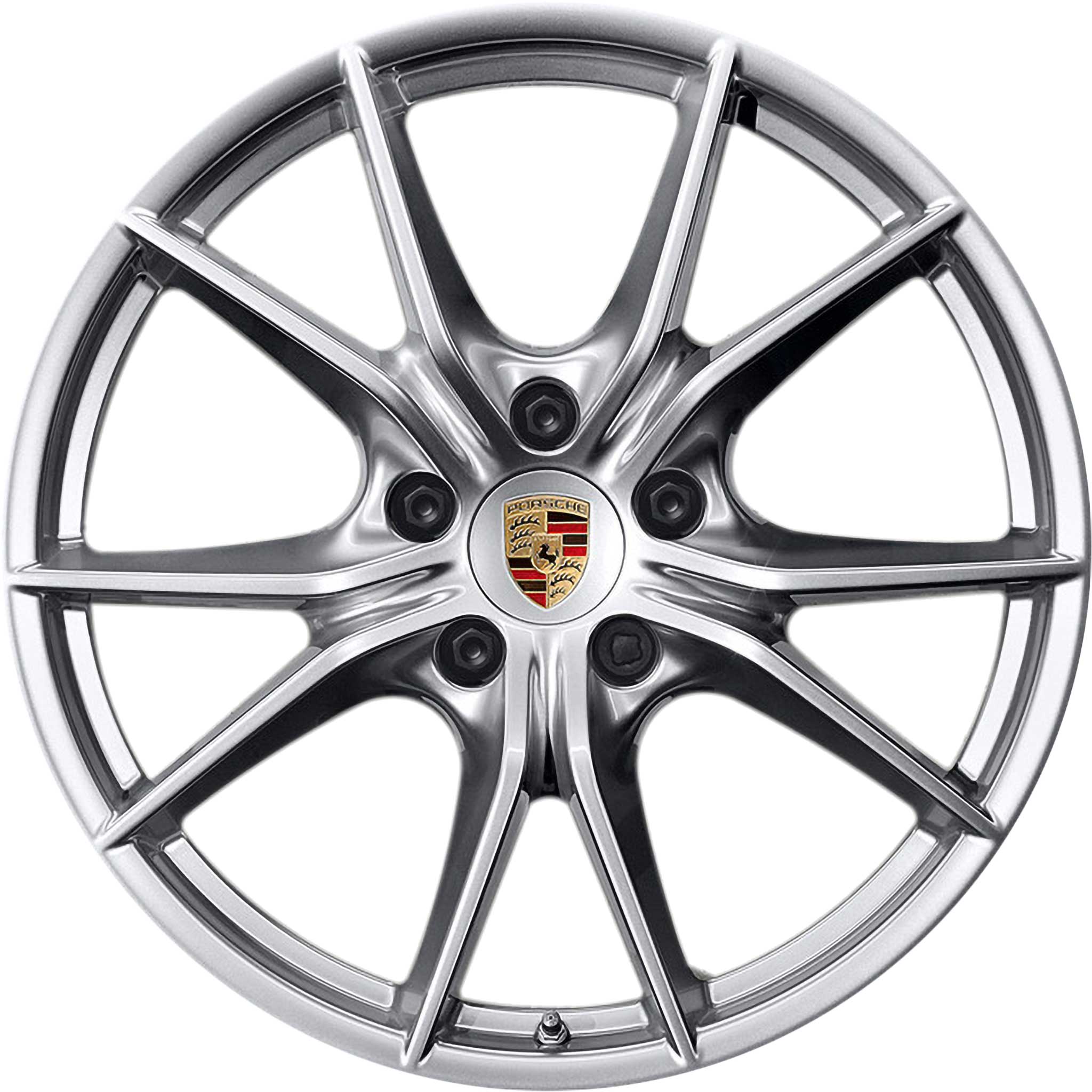 Porsche Carrera S IV Brilliant Chrome Alloy Wheel Product Image #1