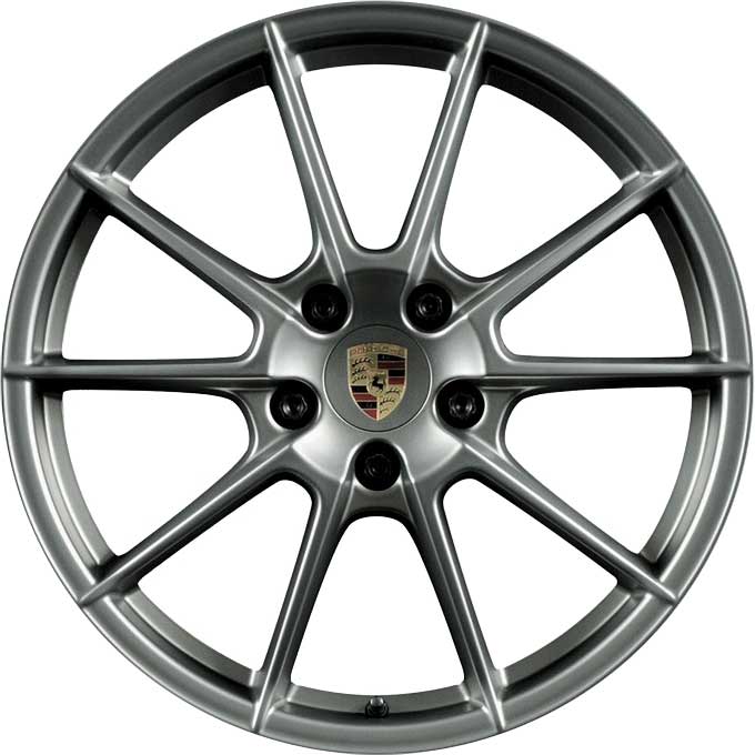 Porsche Boxster Spyder Platinum Satin Matt Alloy Wheel Product Image #1